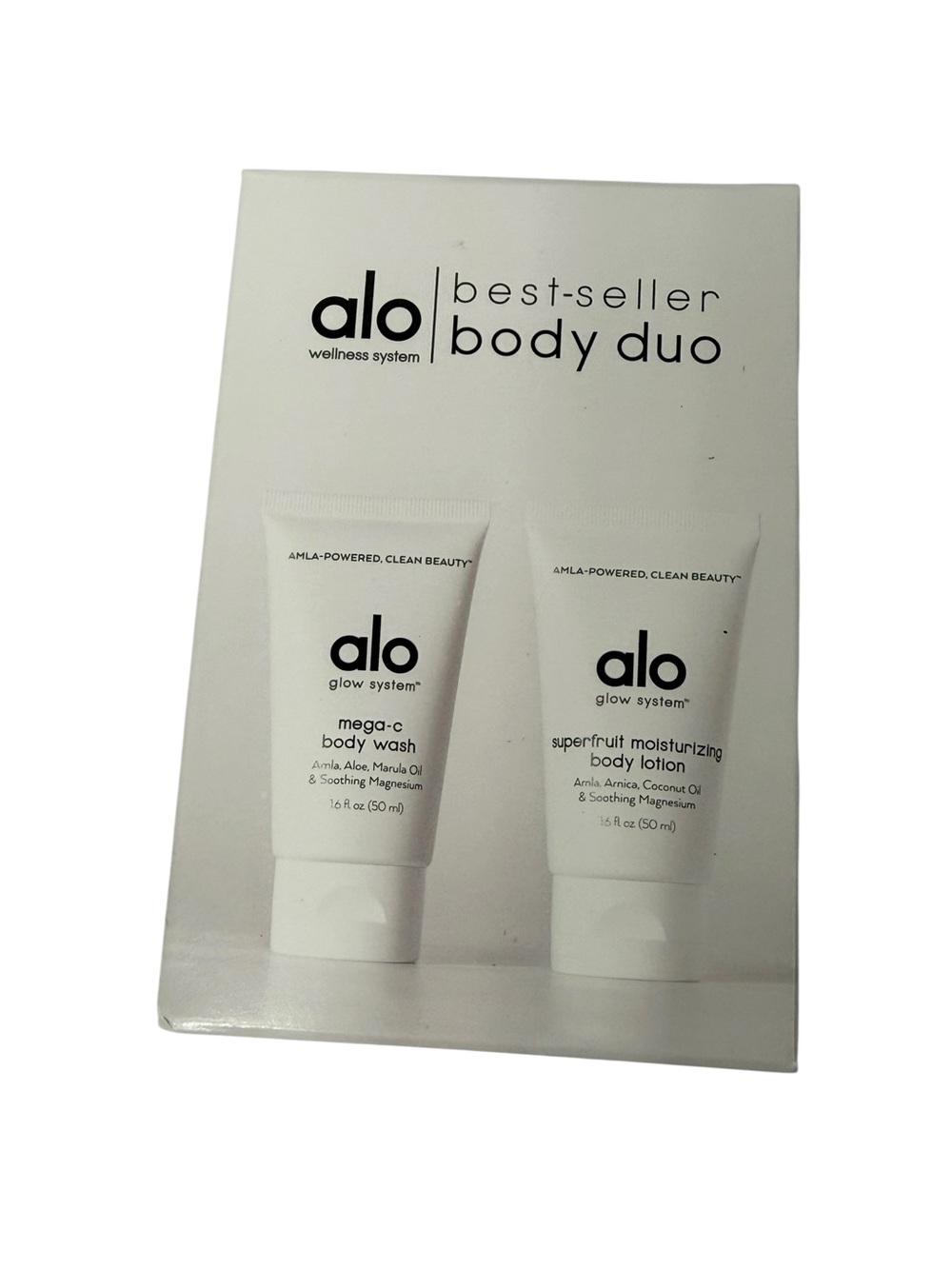 All best seller body duo featuring Mega-C Body Wash and Superfruit Moisturizer